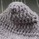 Cartoon Fox Ears Soft Winter Warm Windproof Baby Hats Knitted Cap (Grey)