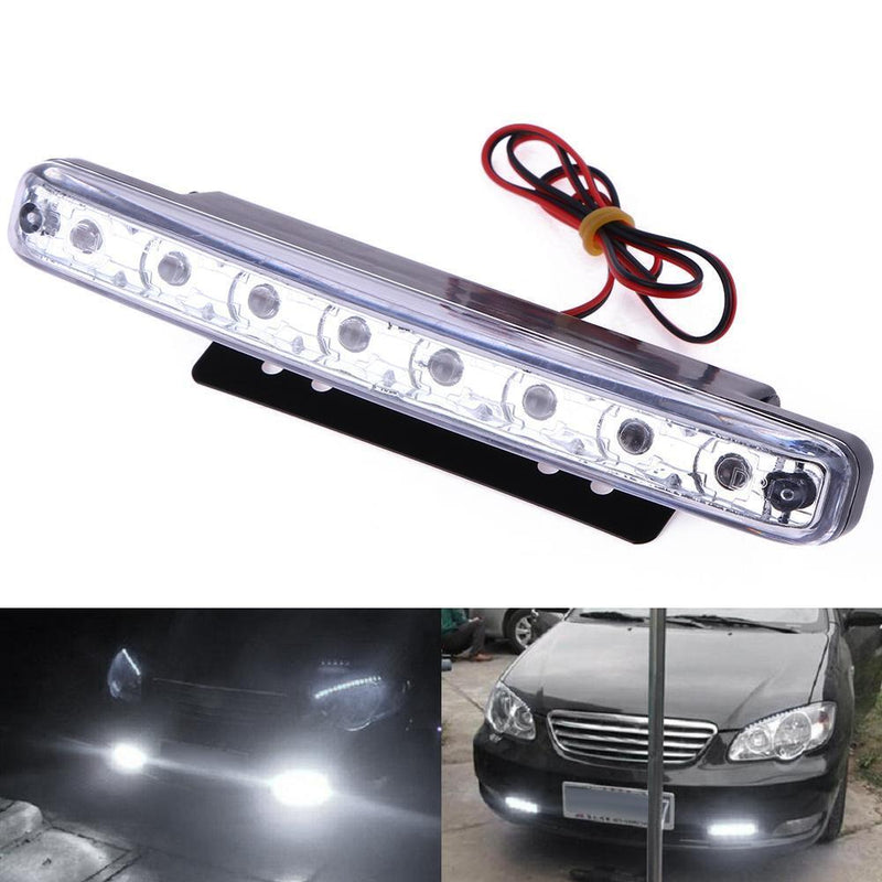 Universal Waterproof 8LED Car Motorcycle Daytime Running Light DRL Lamp