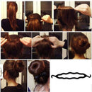 Braid Women Black Magic Bun Maker Hair Twist Stick Styling Clip