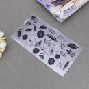 Flower Leaf Transparent Silicone Seals DIY Stamp Scrapbook Album Decor Gift