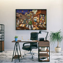 5D DIY Full Round Drill Diamond Painting Cozy study room