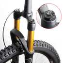RISK Fork Shoulder Air Nozzle Cap MTB Shockproof Front Fork Cover (Black) Newly