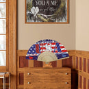 Independence Day Flag Oil Paint Folding Fan By Numbers DIY Home Decoration Gi