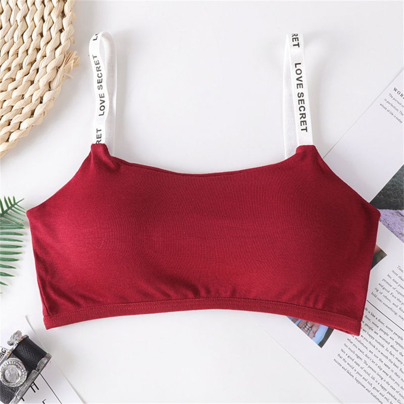 Wrap Chest Sportswear Push Up Fitness Bra Letter Sports Bra Cropped Top