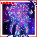 5D DIY Diamond Painting Full Round Drill Dream Catcher Wall Decor Rhinestone Art