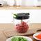 Kitchen Pulling Manual Food Rope Processor Shredder Meat Chopper (L)
