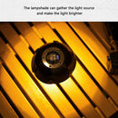 Leather Lamp Covers Shades Outdoor Hanging Lighting Lamp Cover (Black) Newly