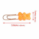 Office Stationery Cartoon Paper Clips Bookmark Binder Organizer Clip Holder