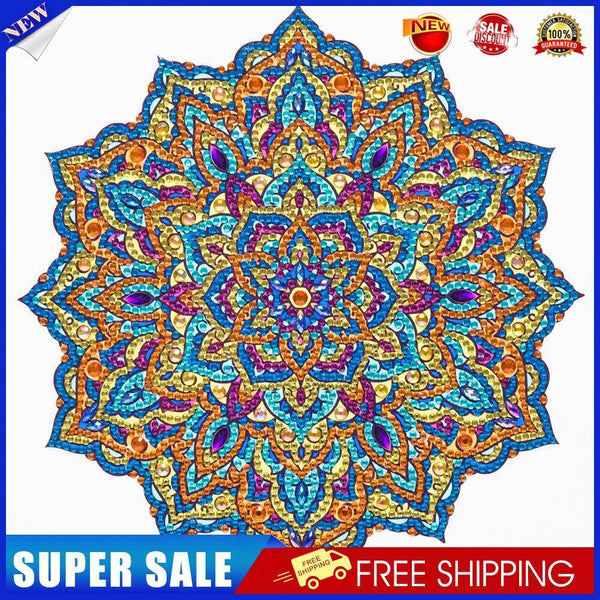 Partial Drill 5D Special Shape Diamond Painting Abstract Mandala Kit (X052)