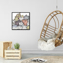 Full/Partial Cross Stitch Cat Kit Cotton 2 Strands Stamped Artwork Home Decor