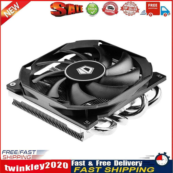 ID-COOLING IS-30 CPU Cooler with Quiet PWM Fan 4 Direct Contact Heatpipes Newly