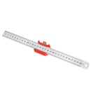 Woodworking Ruler Positioning Fixing Block Scribing Locator Limiter (Red) Newly