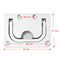 Marine Deck Hatch Cover Flush Pull Lift Handle Ring Boat Yacht Hardware Newly