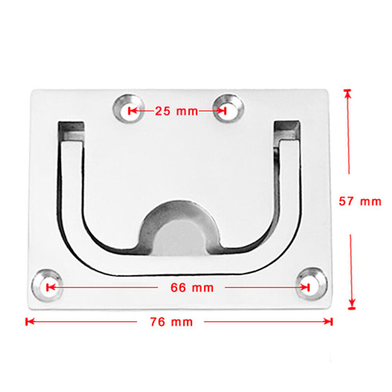 Marine Deck Hatch Cover Flush Pull Lift Handle Ring Boat Yacht Hardware Newly