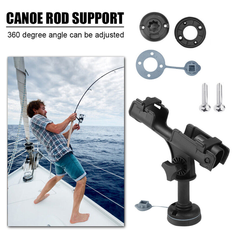 Adjustable Fishing Boat Rod Holder Kayak Pole Bracket Tackle Accessories