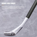Golf Toilet Brush - Wall Mounted Toilet Brush with Long Handle (Black) Newly