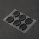 6pcs/set Snare Drum Mute Pads Silencer for Instrument Accessories (Black) Newly