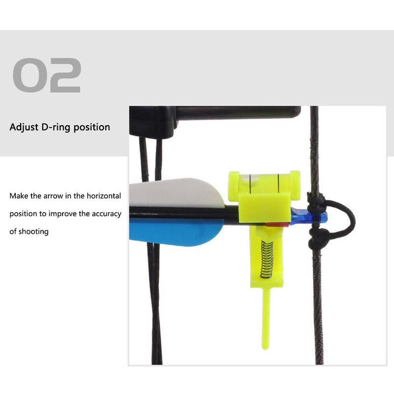 Compound Bow Tuning Mounting Archery Adjust Bow Spirit Level Adjustment Too