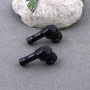 2pcs 90° CNC Aluminum Motorcycle 11.3mm Rim Tire Tyre Valve Stems(Black)