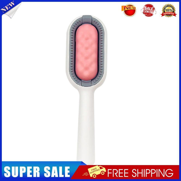 Pet Cat Hair Comb Cleaning Wipe Carpet Lint Removes Brush (Short Hair Pink)