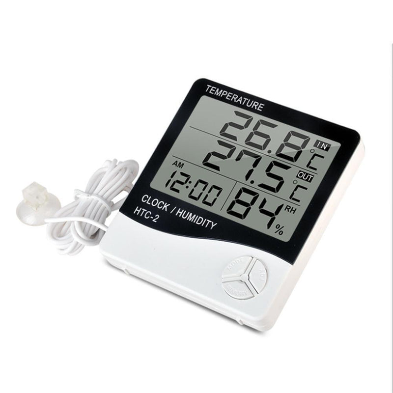 HTC-2 Digital Thermometer Hygrometer Electronic Temperature Humidity Meter