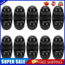 10x Fishing Double Rattle Attractor Fish Bite Alarm Bell Beads (Black)
