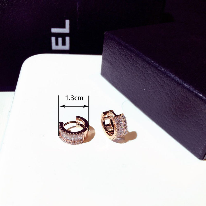 Wedding Earrings Pendant Ear Stud Tassel Eardrop Super Micro Inlaid Rhinestone