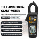 ST190 DC AC Automatic Clamp Meter LCD Digital Voltmeter Multimeter (Black) Newly