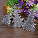 3 X Unique Christmas Tree Punching Molds for Scrapbooking Album Card Daybook