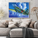 Oil Paint By Numbers Picture DIY Painting Airplane Abstract Handmade Gift for Ad