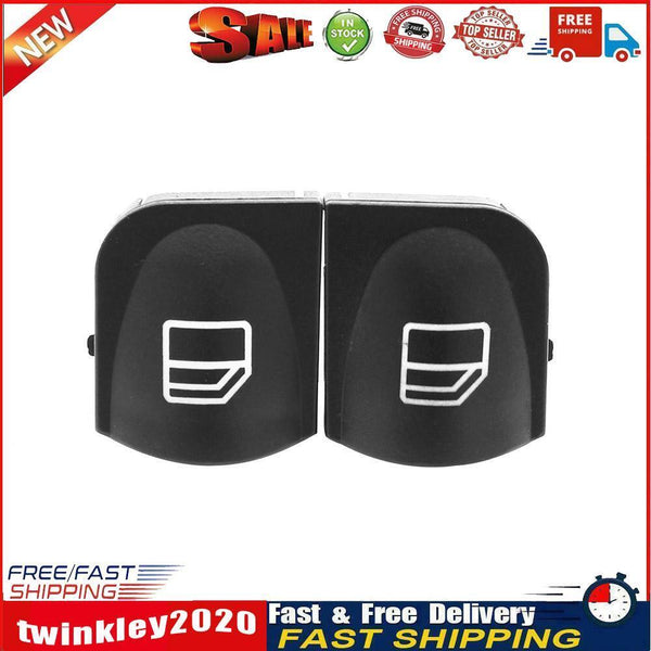 2pcs Master Power Window Switch Cap Cover for Mercedes-Benz C-Class W203 Newly