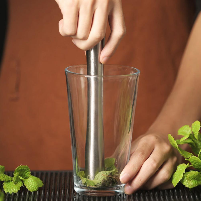 Stainless Steel Wine Mixing Stick Muddler Shaker Ice Crusher for Barware St