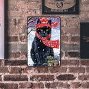 #A Pug Retro Metal Plate Tin Sign Plaque Wall Home Decor Iron Painting Accesso