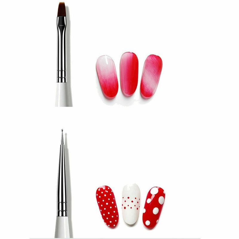 Detailing Nail Art Brush Set Nail Liner Painting Pen Drawing Dotting Carving
