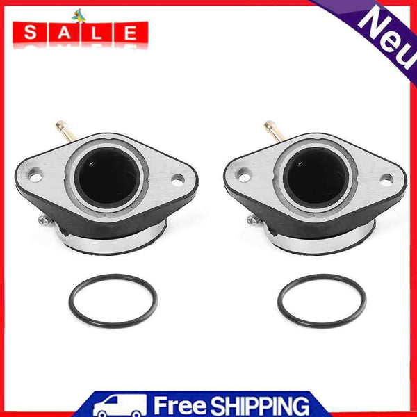 Carb Intake Flanges Boat Carburetor Interface Adapter Set for Yamaha XV400 XV500