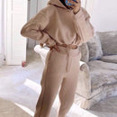 Jogging Suits for Women - Two Piece Sweatsuit Pullover Hoodie + Pants Tracksu