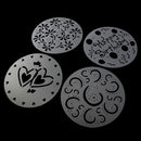 Bakery Tools Flower Heart Cake Mold Mould Decorating Stencils Birthday Party