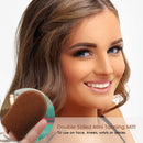 Body Self Tan Lotion Applicator Glove Body Care Sponge Flocked Glove (Brown