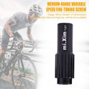 Aluminum Alloy Bike Variable Speed Regulator Screw Adjust Device (Black)