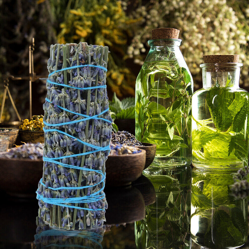 Incense White Sage Bundle Smudge Sticks Pure Leaf Lavender Aromatherapy Newly