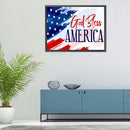 5D DIY Diamond Painting Kits Independence Day Full Round Drill Wall Art Cra