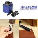 36pcs Metal Belt Leather Numbers Alphabet Stamping Punch Steel The DIY Craft Kit