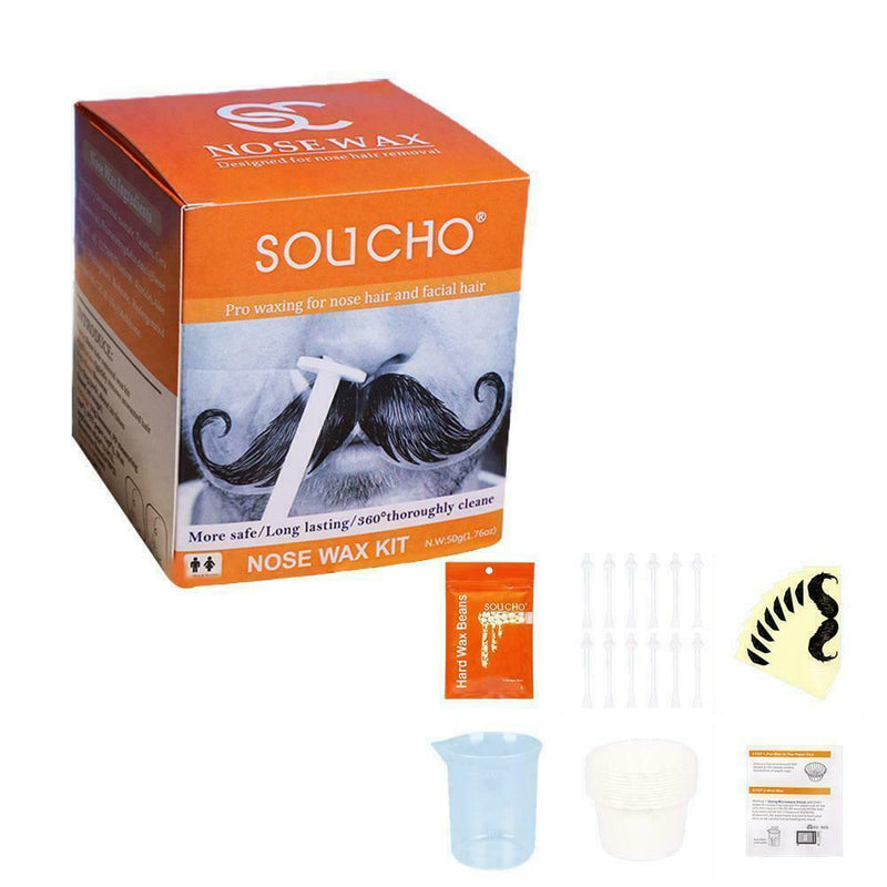 Paper Free Nose Hair Wax Bean Cleaning Wax Kit 50g Kit Wax Supplies Hot H0X3