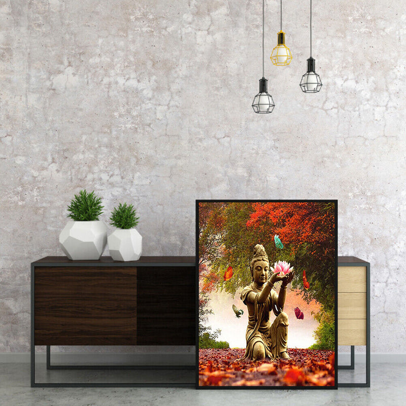 Religion Buddha Oil Paint By Numbers Wall Art Posters Picture Craft Home Gift