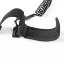 10ft Coil Surfboard Leash Surfing Stand Up Board Leash Wire Rope Black