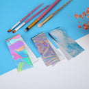 12pcs/set Starry Sky Shell Paper Transfer Print Gradual Ripple Nail Pasters