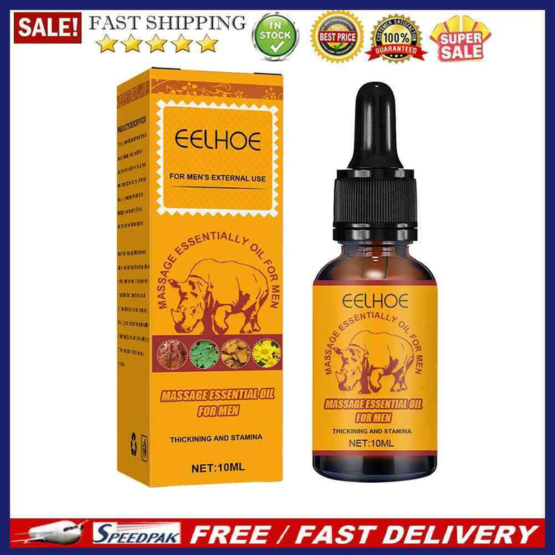 Safe Male External Use Essential Oil Increase Endurance for Sexual Health Care