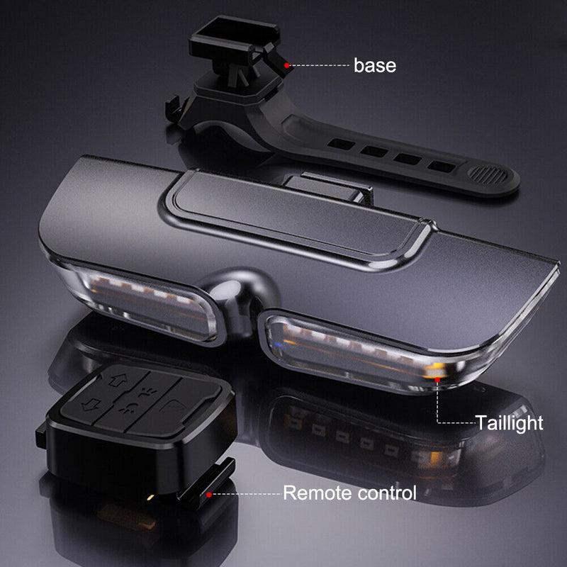 20 LED Bicycle Remote Control Indicator Tail Light Waterproof Bicycle Warning Lamp