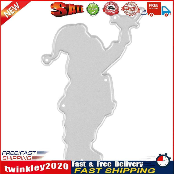 Metal Cutting Dies Stencils for DIY Scrapbooking Photo Album (Santa Claus) Newly