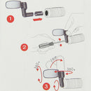 Universal Rotate Cycling Bike Handlebar Wide Angle Rearview Mirror Newly